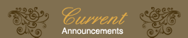 Current Announcements